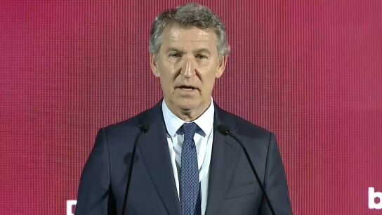 El presidente del PP, Alberto N&uacute;&ntilde;ez Feij&oacute;o