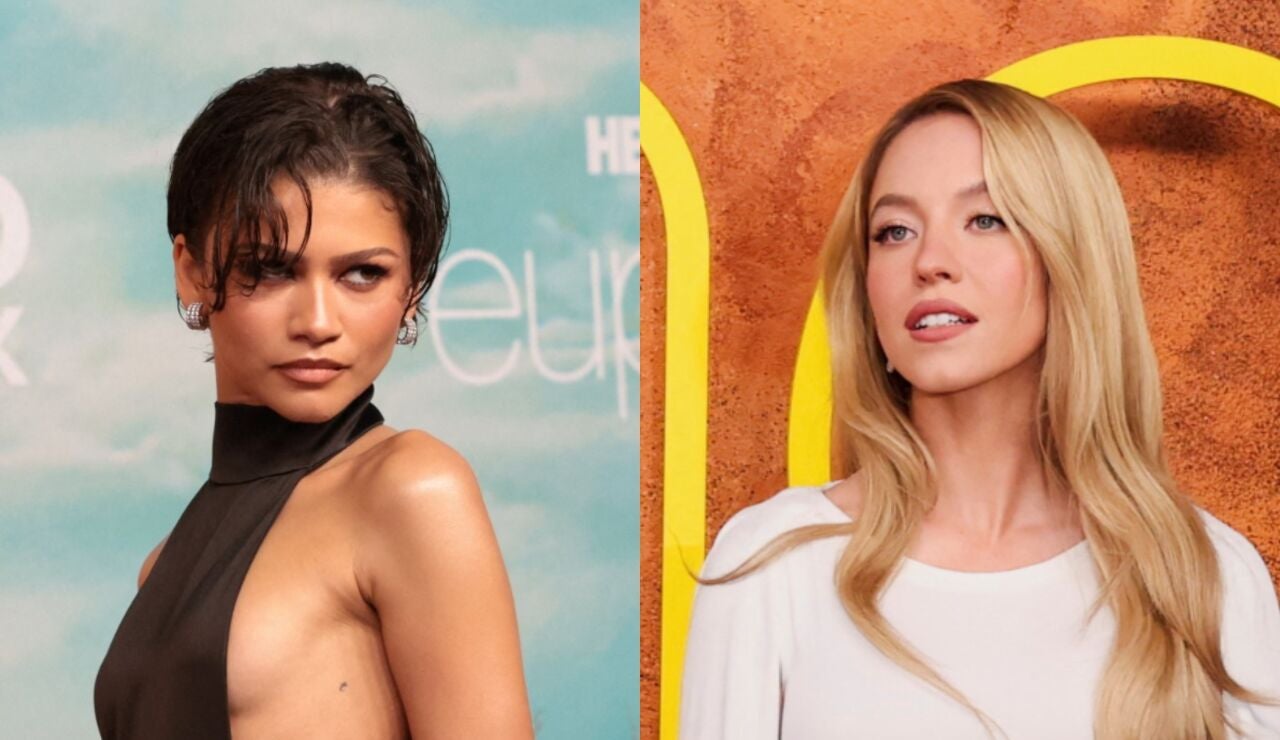 Zendaya y Sydney Sweeney en la premire en Los Angeles de la temporada 3 de Euphoria