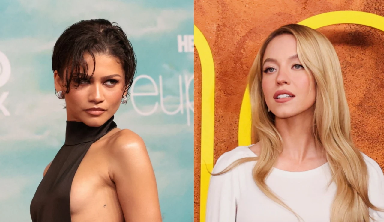 Zendaya y Sydney Sweeney en la premire en Los Angeles de la temporada 3 de Euphoria