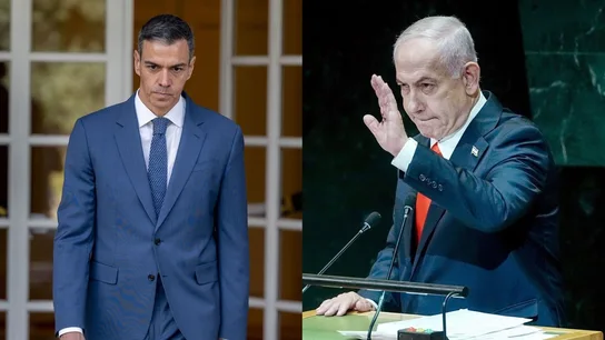 Pedro Sánchez y Benjamin Netanyahu Pedro Sánchez y Benjamin Netanyahu