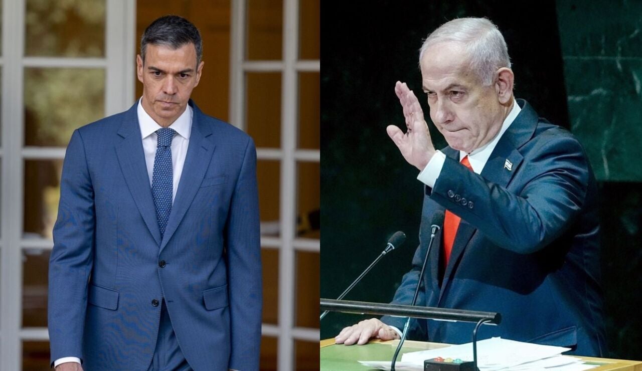 Pedro S&aacute;nchez y Benjamin Netanyahu
