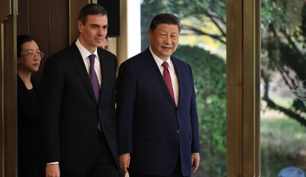 Pedro S&aacute;nchez comienza en China su agenda oficial de "alto nivel" con Xi Jinping