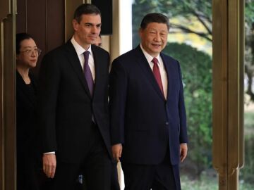 Pedro S&aacute;nchez comienza en China su agenda oficial de "alto nivel" con Xi Jinping
