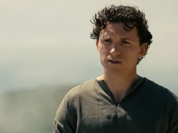 Tom Holland como Telémaco en La Odisea Tom Holland como Telémaco en La Odisea