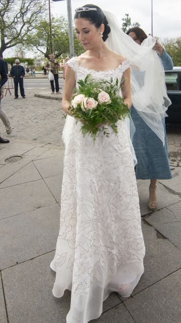 Carla Benjumea antes de su boda con Antonio Domecq