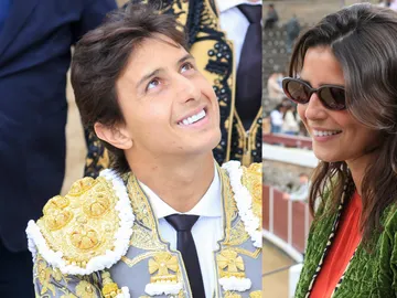Andrés Roca Rey y Tana Rivera en la feria taurina de Brihuega Andrés Roca Rey y Tana Rivera en la feria taurina de Brihuega