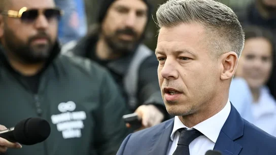 El líder del partido Tisza, el conservador Péter Magyar El líder del partido Tisza, el conservador Péter Magyar