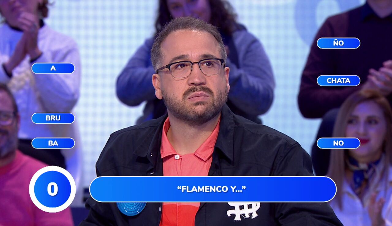 La cara de sorpresa de An&iacute;bal G&oacute;mez cuando no validan su &uacute;ltima respuesta: &ldquo;Hab&iacute;a entrado pero no se la podemos dar&rdquo;