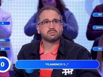 La cara de sorpresa de An&iacute;bal G&oacute;mez cuando no validan su &uacute;ltima respuesta: &ldquo;Hab&iacute;a entrado pero no se la podemos dar&rdquo;