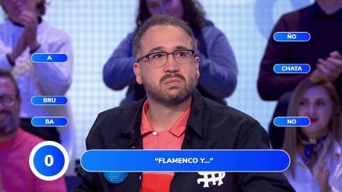 La cara de sorpresa de An&iacute;bal G&oacute;mez cuando no validan su &uacute;ltima respuesta: &ldquo;Hab&iacute;a entrado pero no se la podemos dar&rdquo;