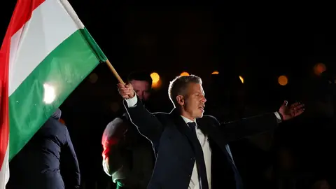 Péter Magyar, ganador de las elecciones de Hungría Péter Magyar, ganador de las elecciones de Hungría