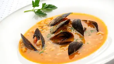 Alubia blanca con mejillones, de Arguiñano: Alubia blanca con mejillones, de Arguiñano: