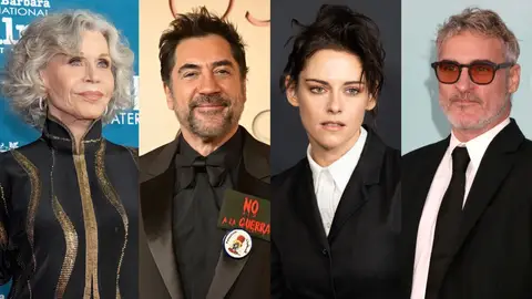 Jane Fonda, Bardem, Kristen Stewart, Joaquin Phoenix Jane Fonda, Bardem, Kristen Stewart, Joaquin Phoenix