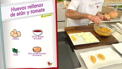 Ingredientes Huevos rellenos de atún Ingredientes Huevos rellenos de atún