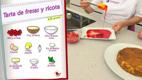 Ingredientes Tarta de fresas y ricota Ingredientes Tarta de fresas y ricota