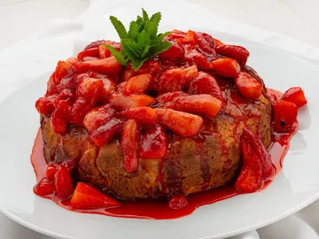 Receta de tarta casera de fresas y ricota de Eva Arguiñano Receta de tarta casera de fresas y ricota de Eva Arguiñano