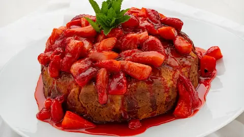 Receta de tarta casera de fresas y ricota de Eva Arguiñano Receta de tarta casera de fresas y ricota de Eva Arguiñano