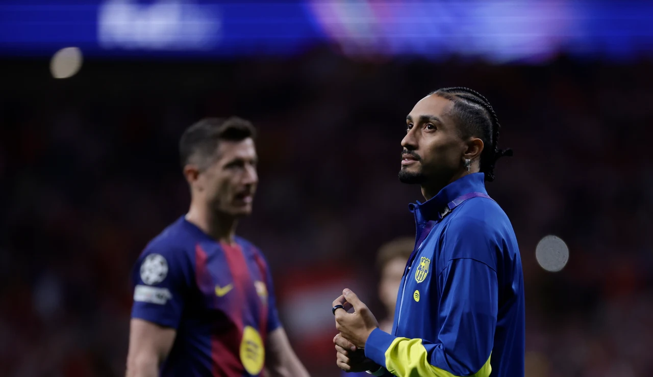 Raphinha, en el Metropolitano