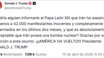 Comentario de Donald Trump