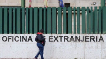 Vista de una oficina de Extranjer&iacute;a en Valladolid