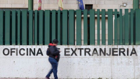 Vista de una oficina de Extranjer&iacute;a en Valladolid
