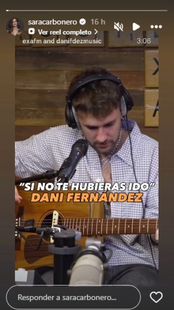 Stories de Sara Carbonero