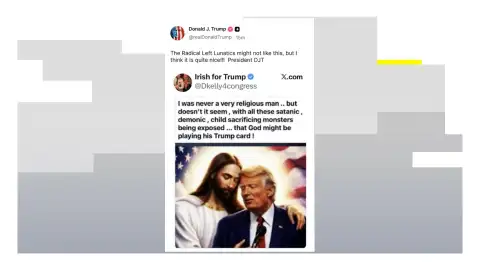 Donald Trump con Jesucristo Donald Trump con Jesucristo