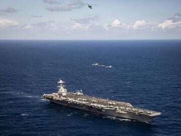 Un buque en el estrecho de Ormuz