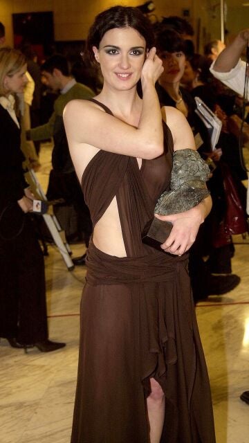 Paz Vega ganadora del Goya actriz revelación en 2002