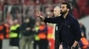 Álvaro Arbeloa, en el Allianz Arena Álvaro Arbeloa, en el Allianz Arena