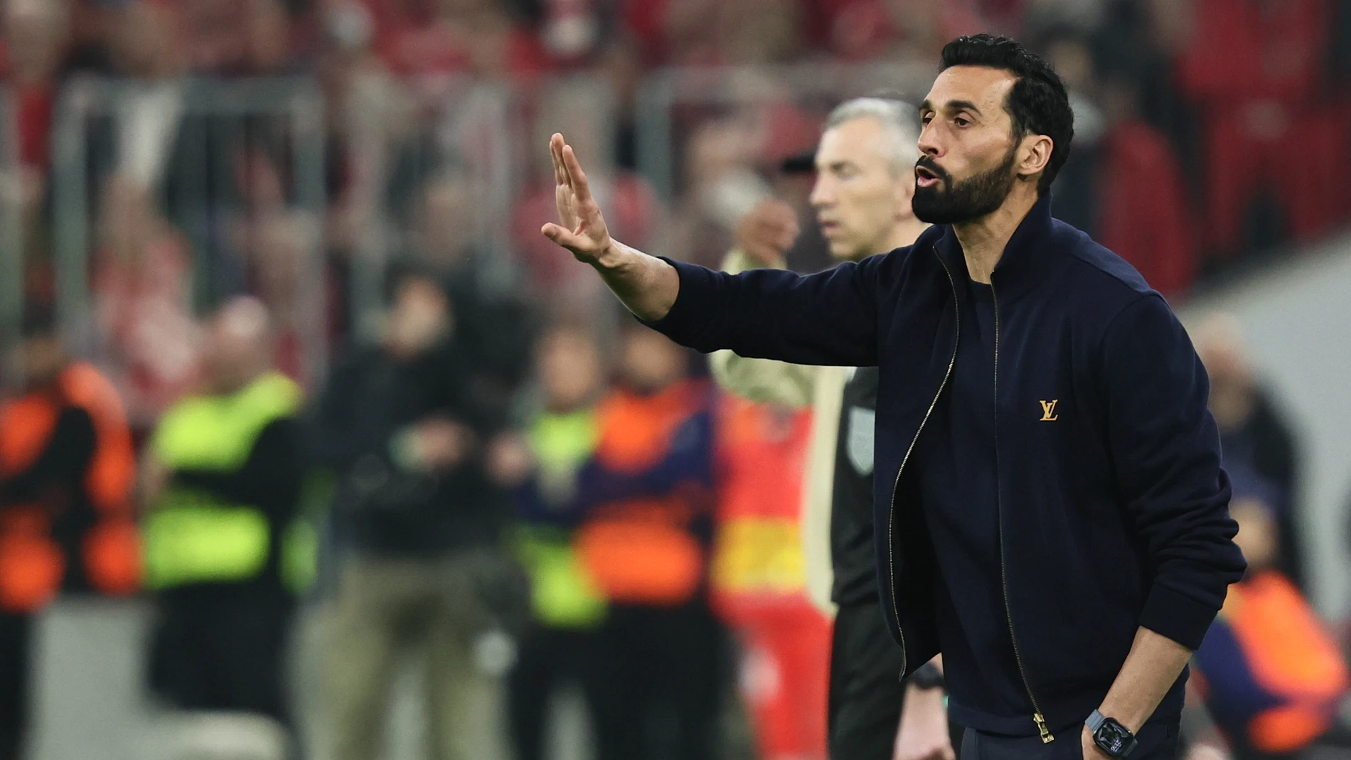 Álvaro Arbeloa, en el Allianz Arena Álvaro Arbeloa, en el Allianz Arena