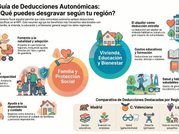 Lista de todas las deducciones de la Renta por Comunidad Aut&oacute;noma