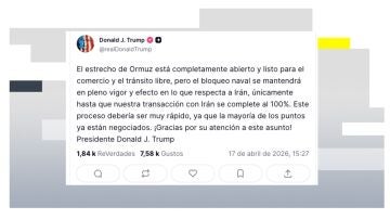 Mensaje de Donald Trump