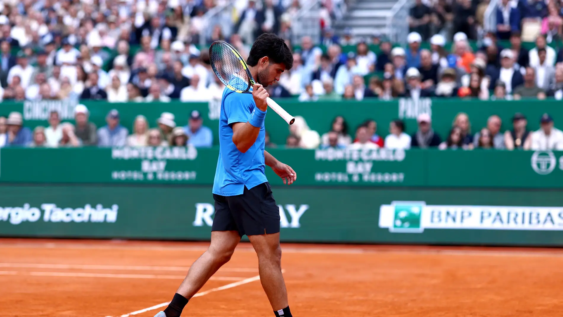 Carlos Alcaraz, en la final de Montecarlo ante Sinner Carlos Alcaraz, en la final de Montecarlo ante Sinner
