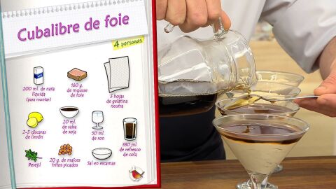 Ingredientes Cubalibre de foie