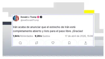 Mensaje de Donald Trump Mensaje de Donald Trump