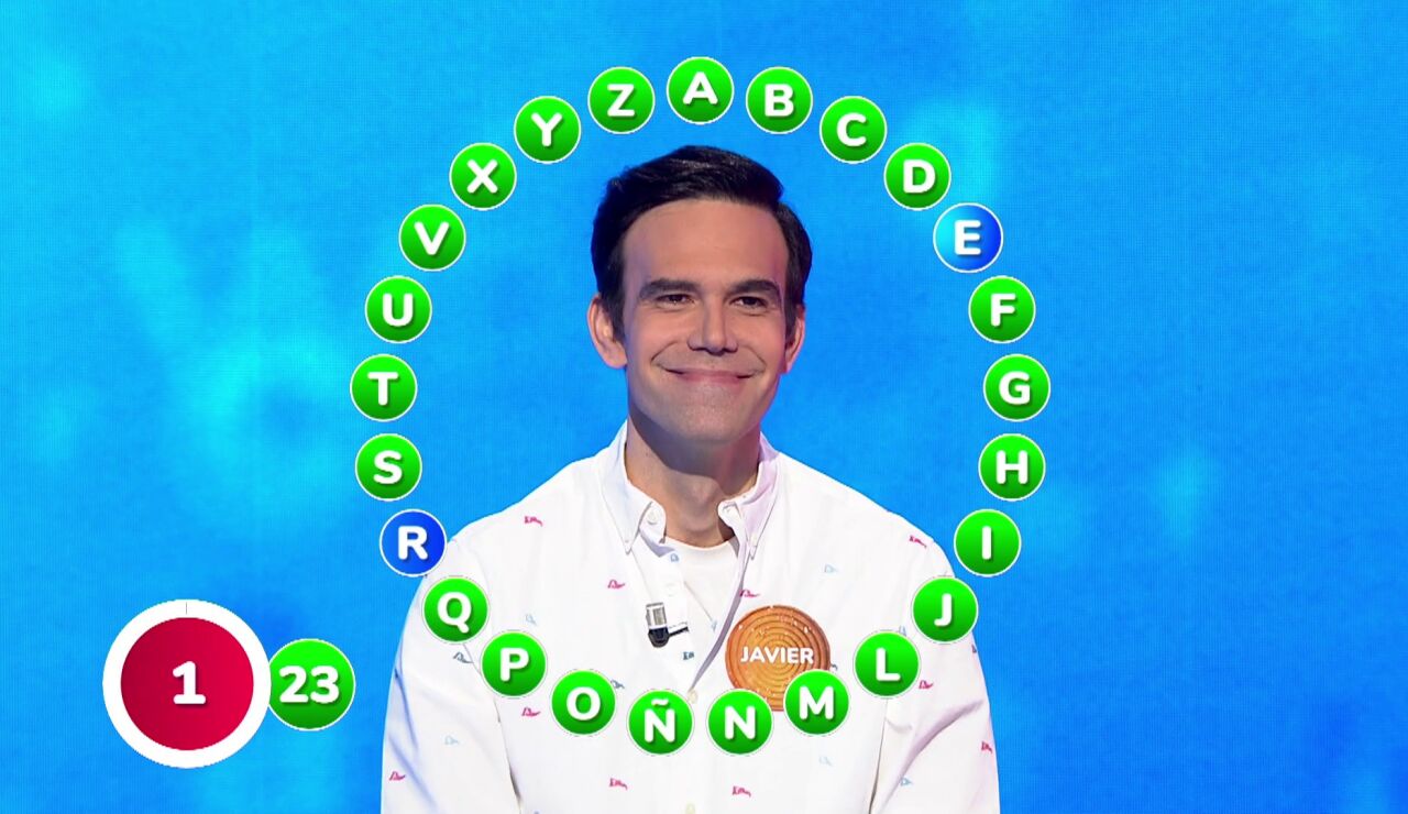 Javier sonr&iacute;e con 23 aciertos en El Rosco y presiona a David: &iquest;&eacute;pica en su &uacute;ltima jugada?