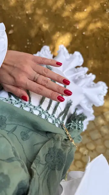 Manicura roja Manicura roja