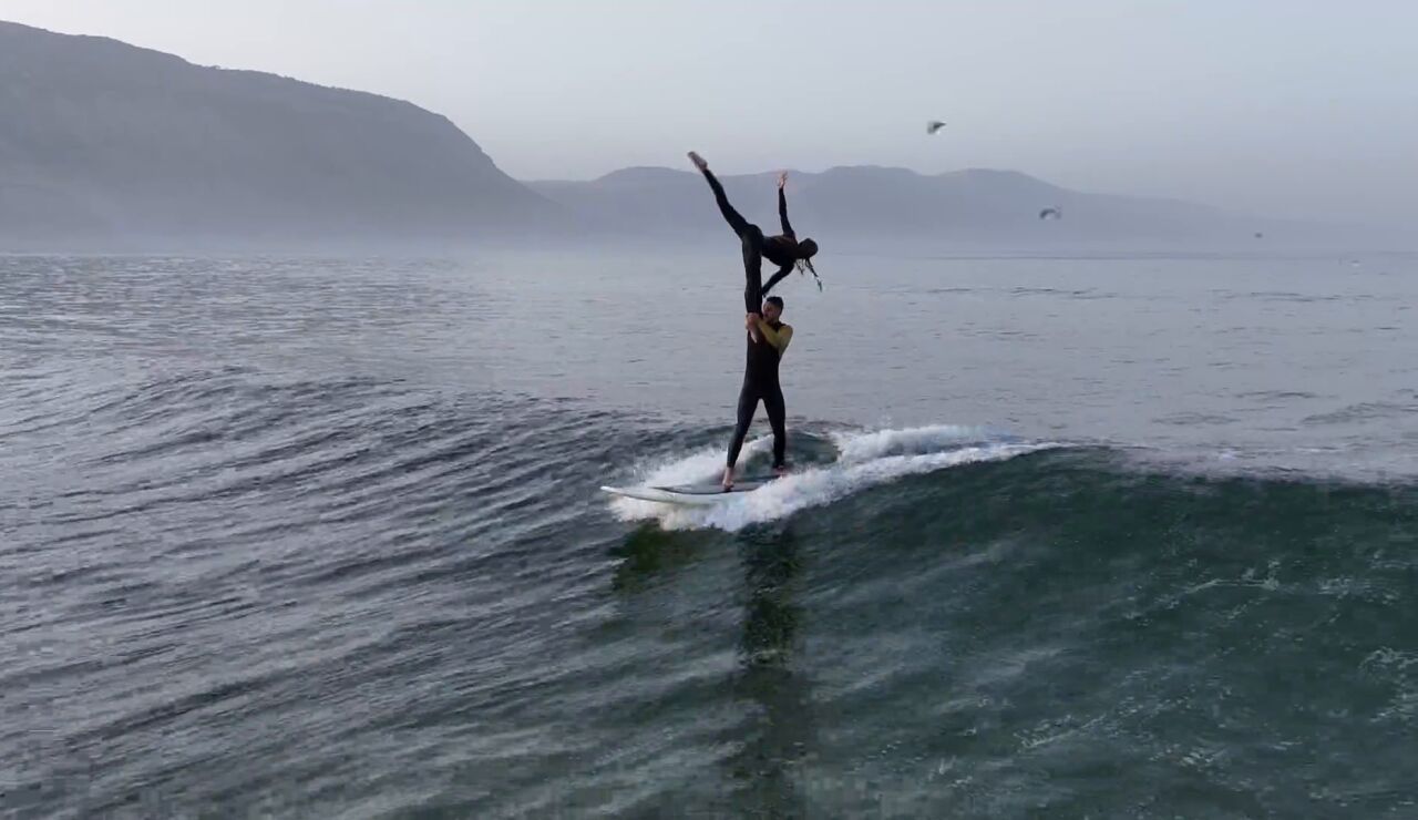 As&iacute; naci&oacute; el tandem surf de la pareja canaria campeona de Espa&ntilde;a