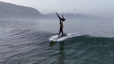 As&iacute; naci&oacute; el tandem surf de la pareja canaria campeona de Espa&ntilde;a