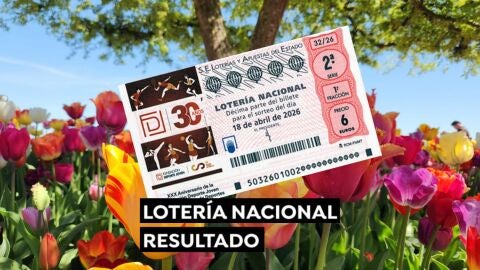Sorteo Loter&iacute;a Nacional: Comprobar d&eacute;cimo de hoy s&aacute;bado 18 de abril, en directo