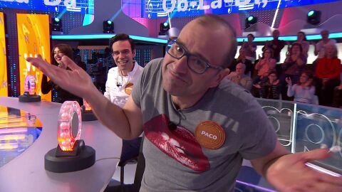 &iexcl;Al fin un pleno! El premio de Pasapalabra que Paco Cabezas &ldquo;se lleva al rodaje con Tim Burton&rdquo;