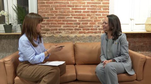 Susana Rom&aacute;n y Mar&iacute;a Corina Machado