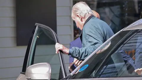 Don Juan Carlos preparándose para irse Don Juan Carlos preparándose para irse