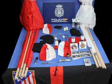 Material peligroso incautado por la Policía Material peligroso incautado por la Policía
