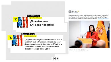 Trump carga dos veces en 12 horas contra Sánchez por la guerra y la situación económica de España: 