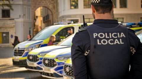 Imagen de la Polic&iacute;a Local de C&aacute;diz