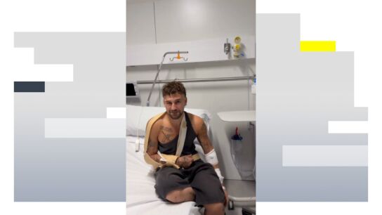 Dani Fern&aacute;ndez, operado de urgencia tras sufrir una ca&iacute;da en el escenario del Roig Arena