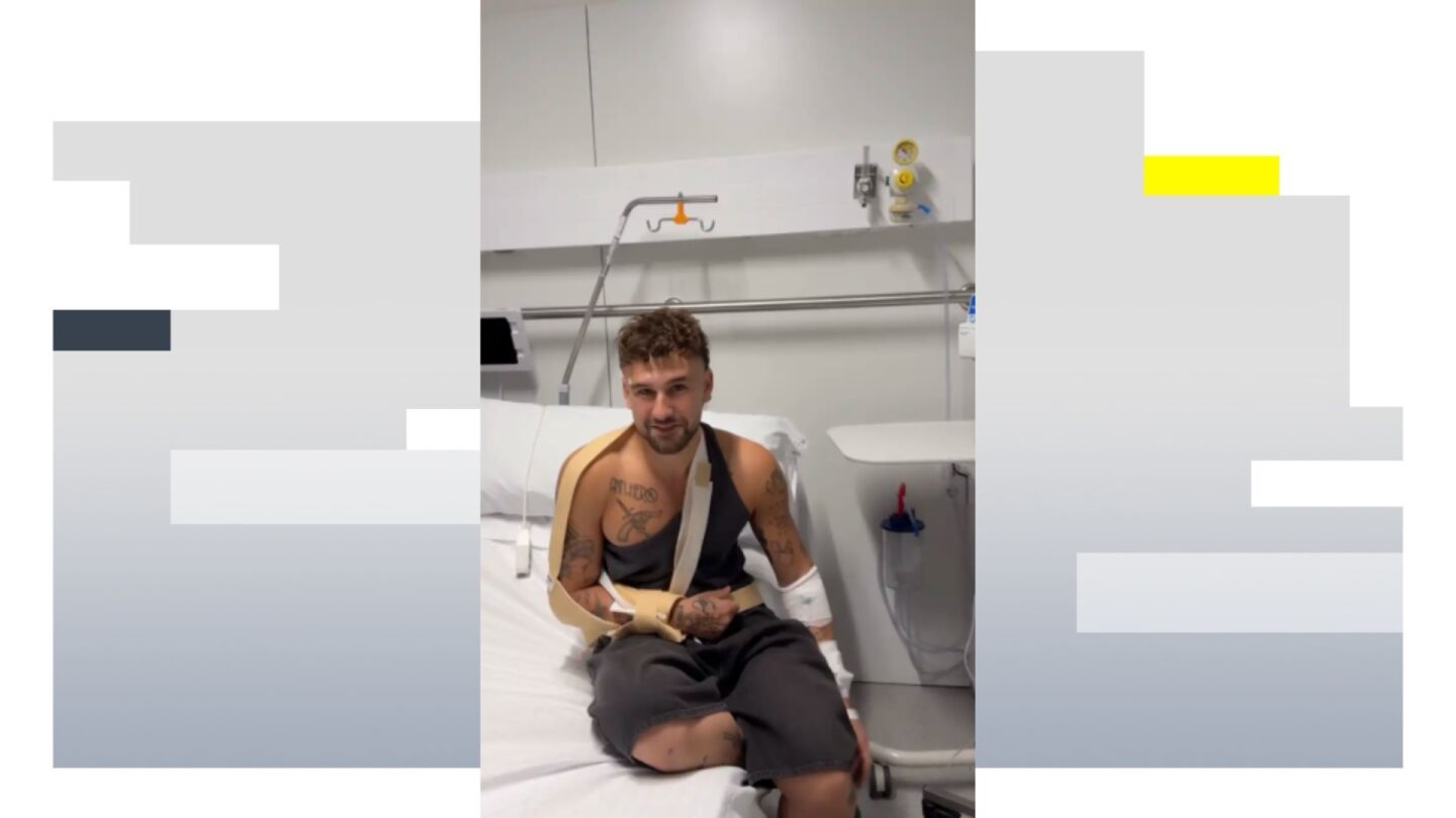 Dani Fern&aacute;ndez, operado de urgencia tras sufrir una ca&iacute;da en el escenario del Roig Arena