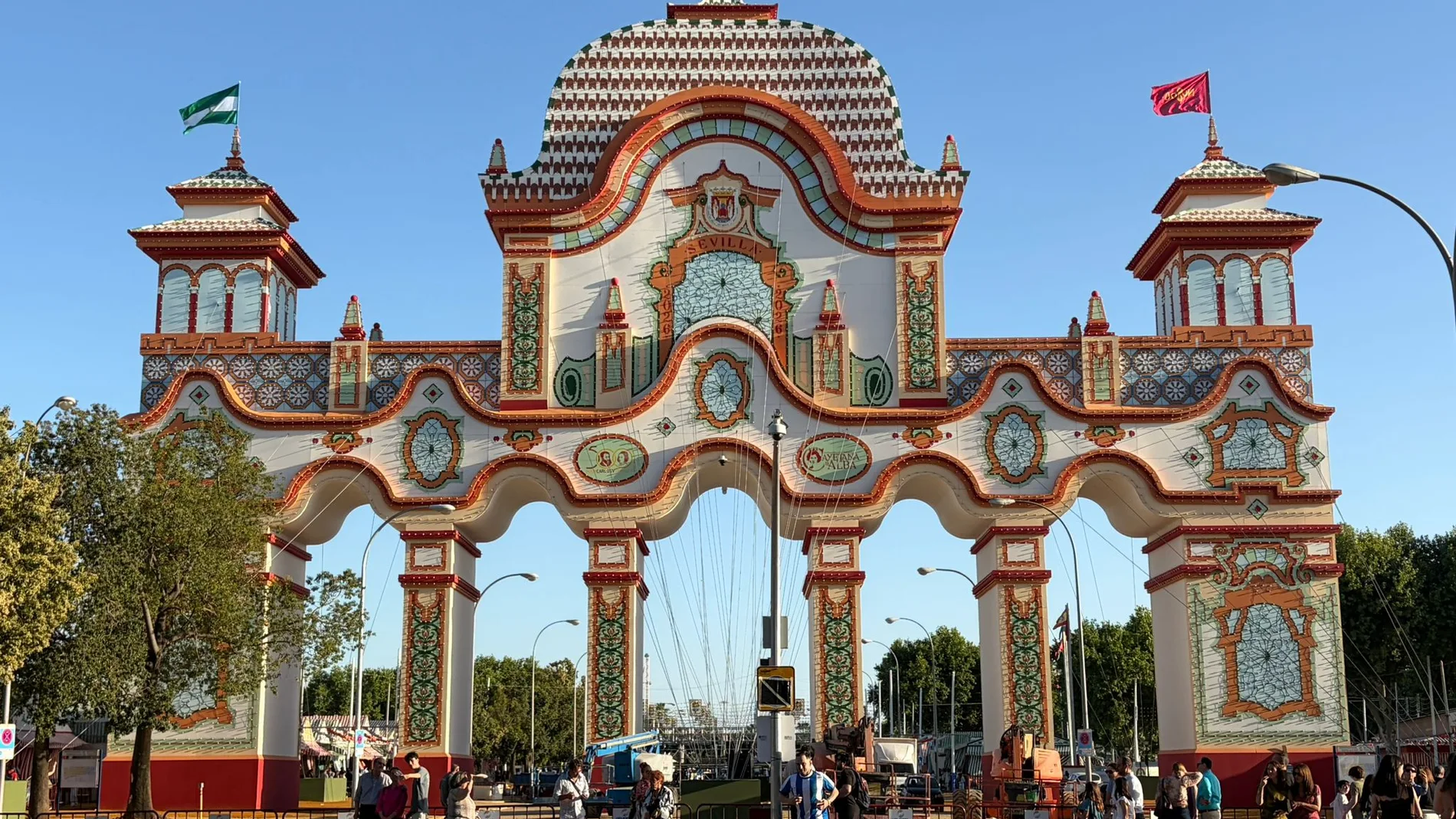 Imagen de archivo de la Feria de Abril de 2026. Imagen de archivo de la Feria de Abril de 2026.